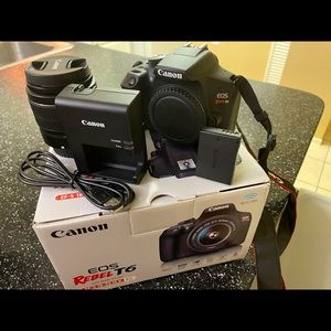 Canon EOS Rebel T6 DSLR Camera With EF-S
